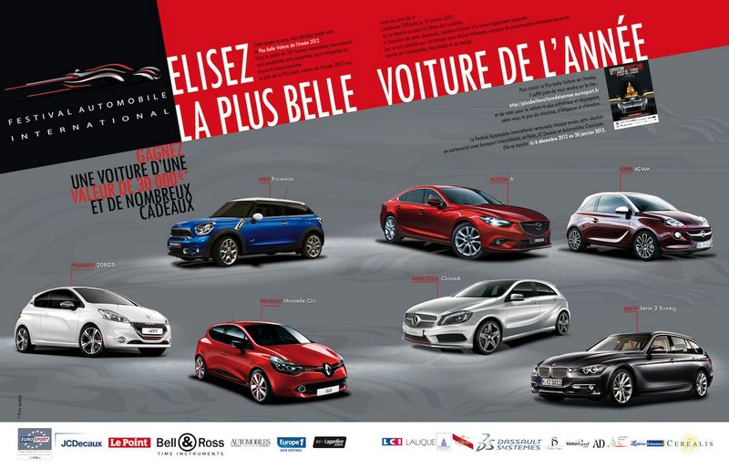 Plus belle voiture de l'année 2012