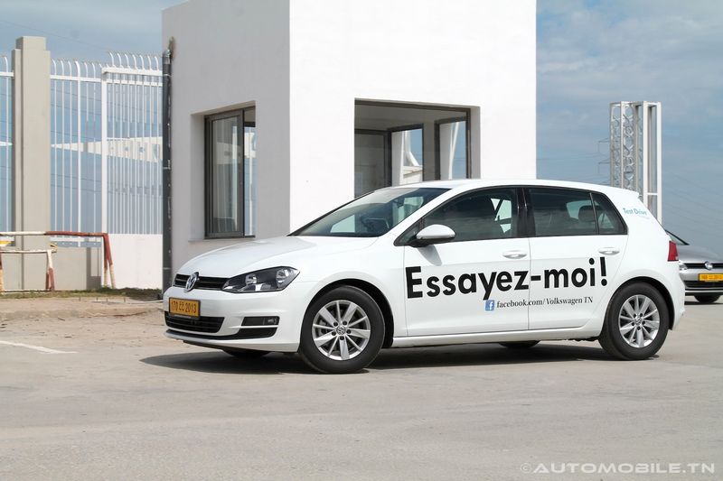 Essai Volkswagen Golf 7 - La Goulette