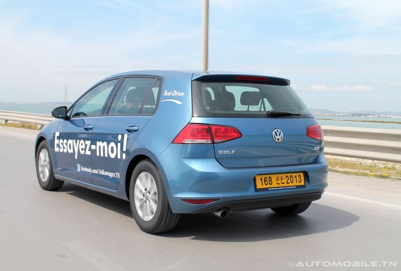 Essai Volkswagen Golf 7 - La Goulette
