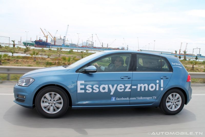Essai Volkswagen Golf 7 - La Goulette