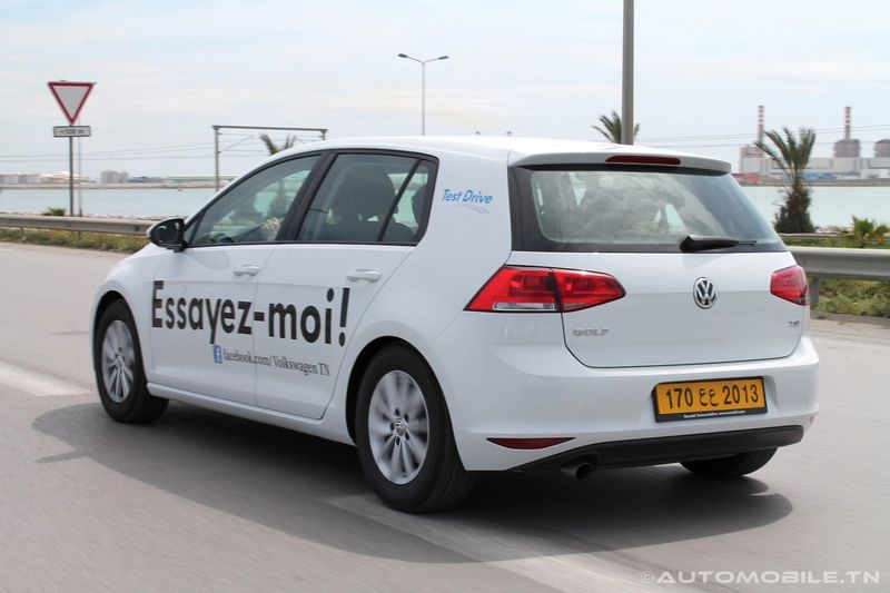 Essai Volkswagen Golf 7 - La Goulette