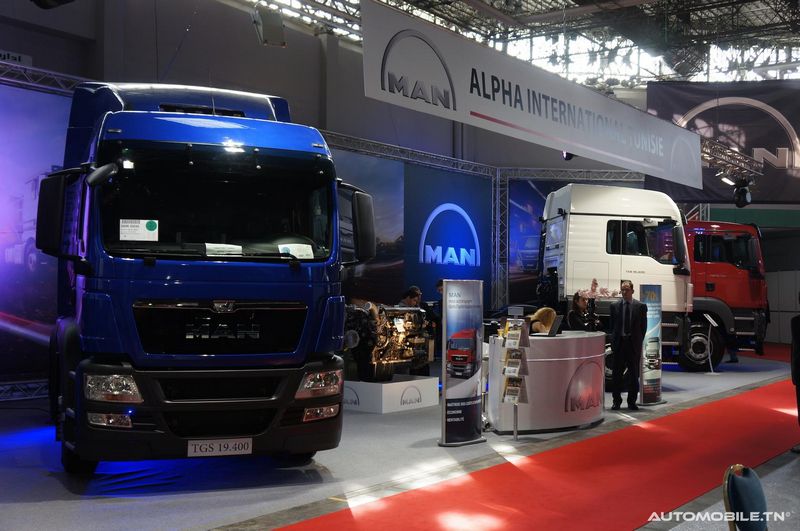 Les Camions MAN au salon BTP Expo