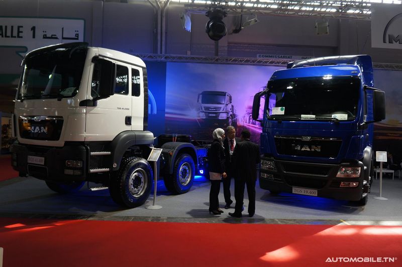 Les Camions MAN au salon BTP Expo