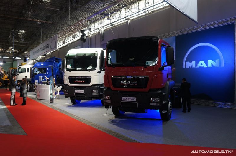 Les Camions MAN au salon BTP Expo