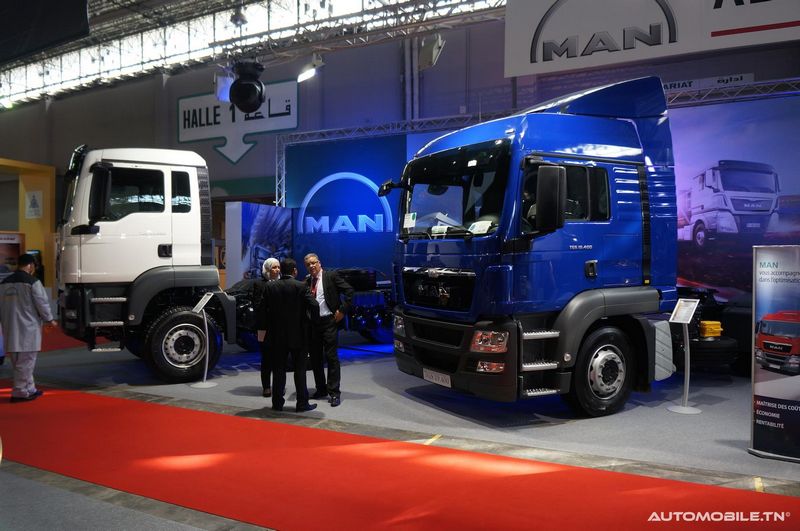 Les Camions MAN au salon BTP Expo