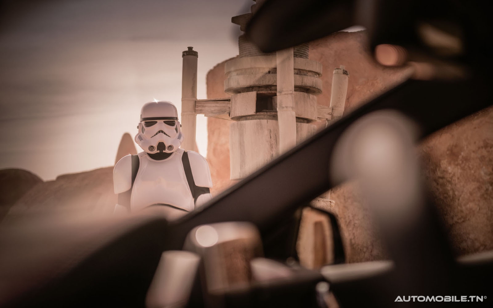 Shooting de la GLA dans le desert tunisien