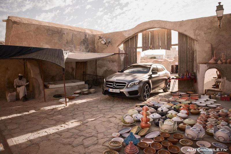 Shooting de la GLA dans le desert tunisien