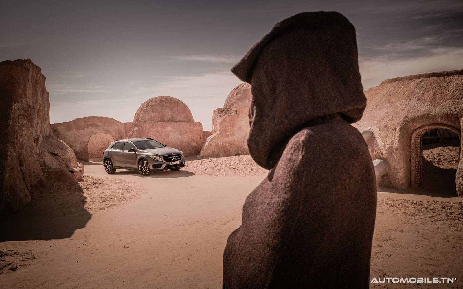 Shooting de la GLA dans le desert tunisien