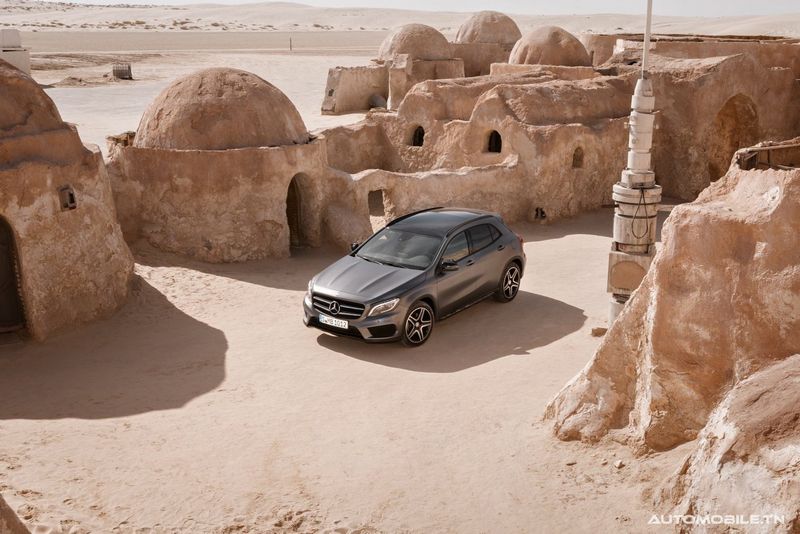 Shooting de la GLA dans le desert tunisien