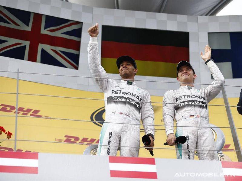 Un double pour Mercedes en F1 lors du Grand-Prix Autriche
