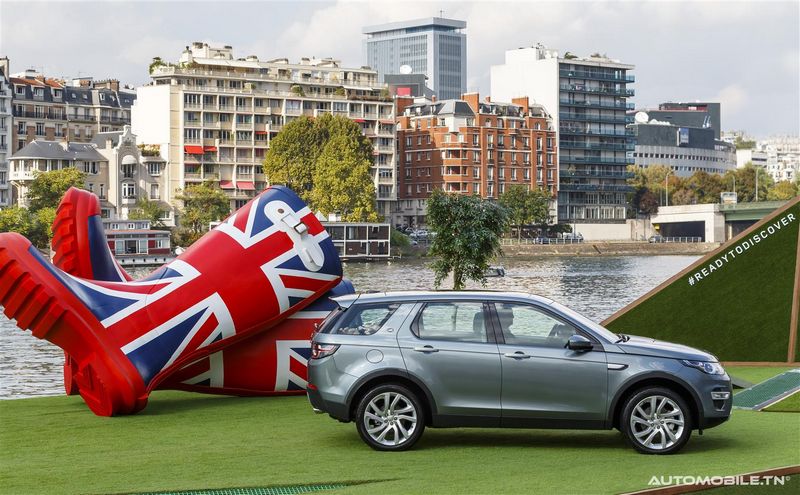 Arrivee du Nouveau Discovery Sport dans un style tres British