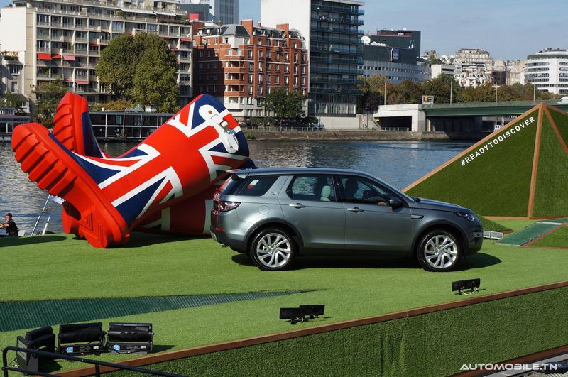 Arrivee du Nouveau Discovery Sport dans un style tres British