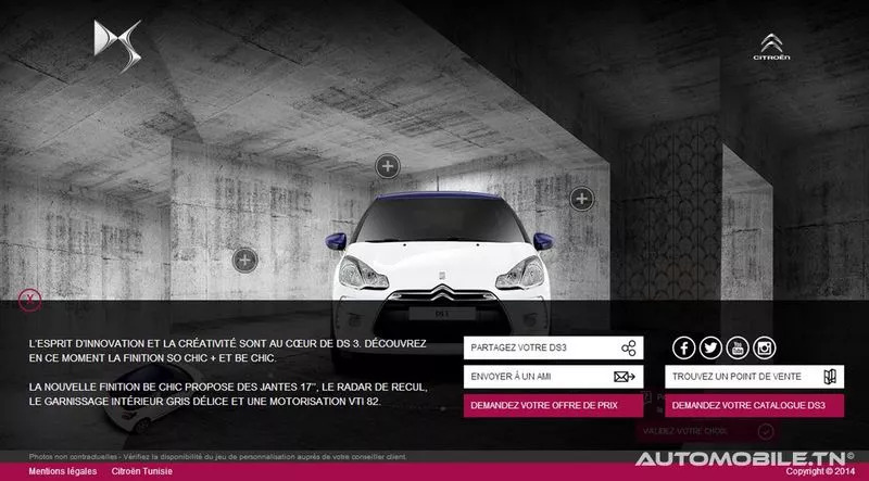 Citroën DS3 - Ultra personnalisable
