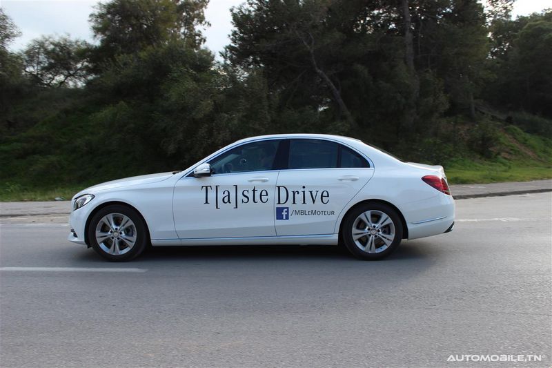 Essai de la nouvelle Mercedes Classe C à Gammarth