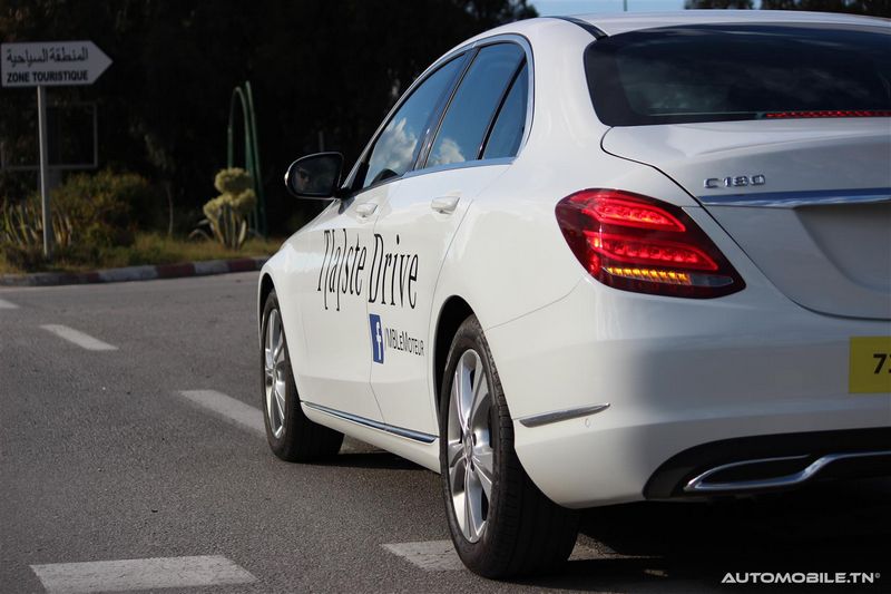 Essai de la nouvelle Mercedes Classe C à Gammarth