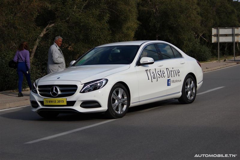 Essai de la nouvelle Mercedes Classe C à Gammarth