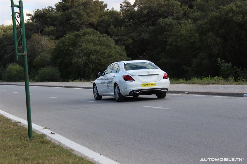 Essai de la nouvelle Mercedes Classe C à Gammarth