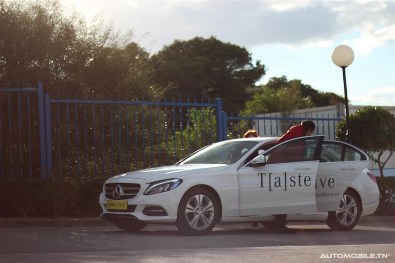 Essai de la nouvelle Mercedes Classe C à Gammarth