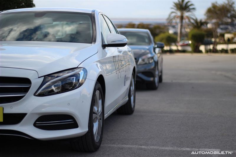 Essai de la nouvelle Mercedes Classe C à Gammarth
