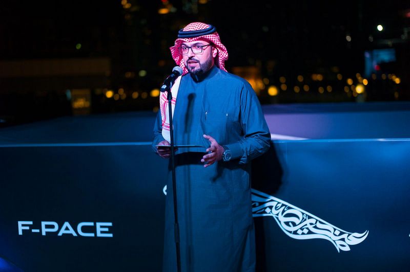 Lancement spectaculaire de la Jaguar F-Pace - Burj Khalifa - Dubai 