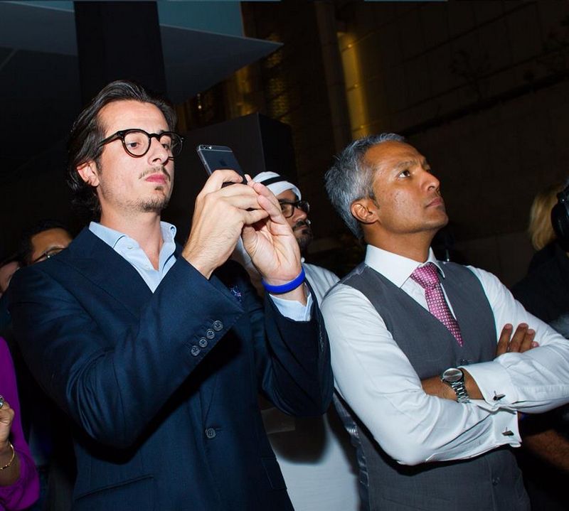 Lancement spectaculaire de la Jaguar F-Pace - Burj Khalifa - Dubai 