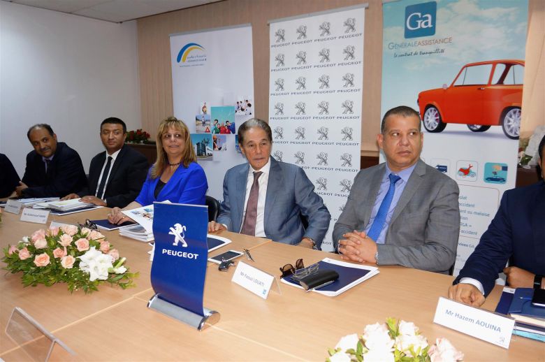 Signature d'une convention entre STAFIM PEUGEOT et ASSURANCES SALIM