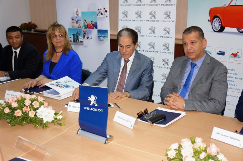 Signature d'une convention entre STAFIM PEUGEOT et ASSURANCES SALIM