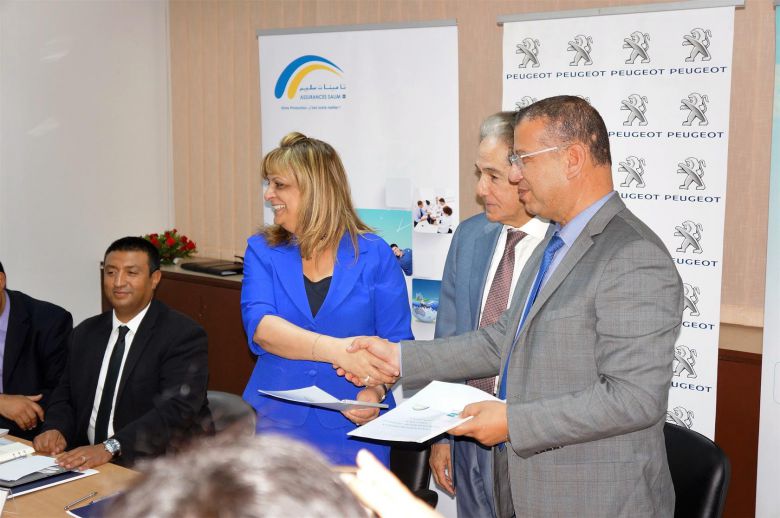 Signature d'une convention entre STAFIM PEUGEOT et ASSURANCES SALIM
