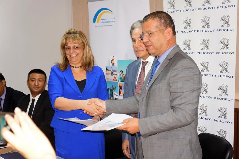 Signature d'une convention entre STAFIM PEUGEOT et ASSURANCES SALIM