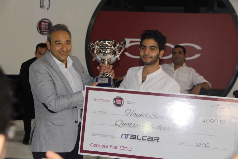 Cérémonie de remise des prix du concours FIAT 500 - ITALCAR