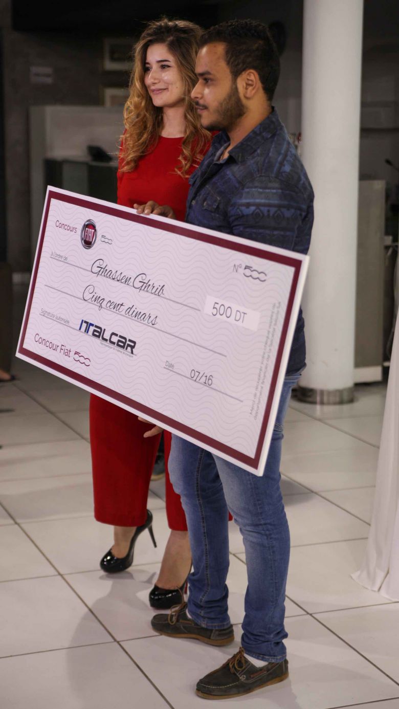 Cérémonie de remise des prix du concours FIAT 500 - ITALCAR