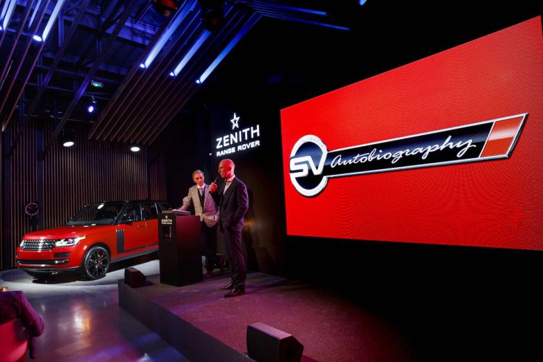 Range Rover SVAutobiography et Zenith El Primero Chronograph