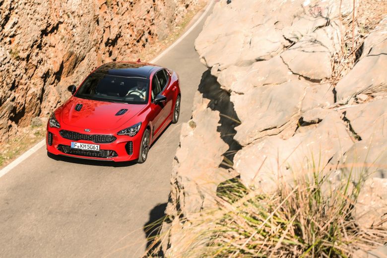 Essai KIA Stinger à Majorque