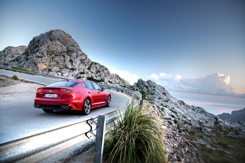 Essai KIA Stinger à Majorque