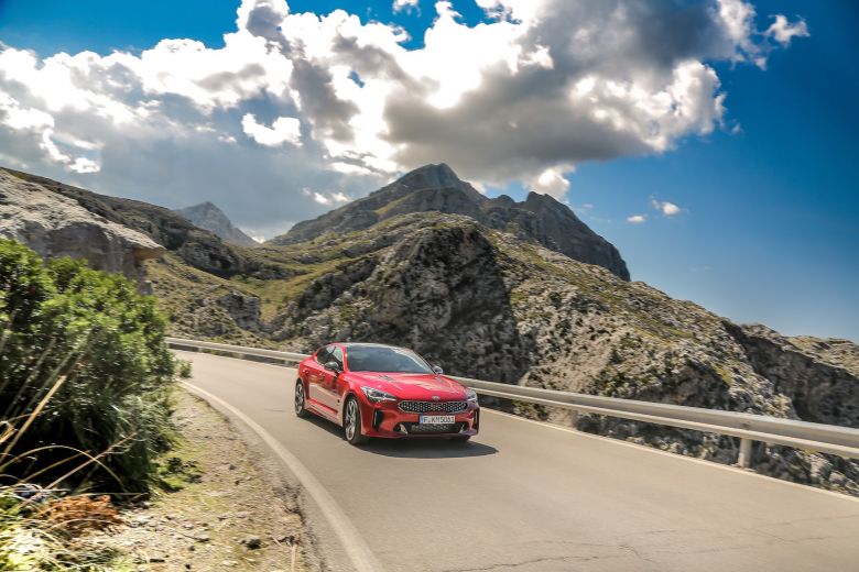 Essai KIA Stinger à Majorque
