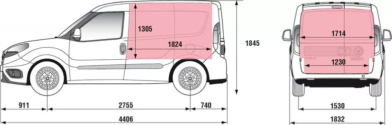 Fiat Doblo - Espace de chargement