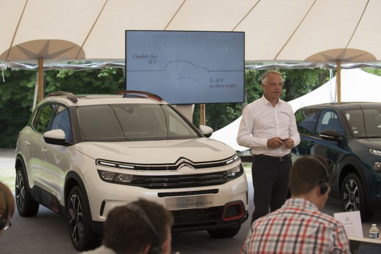 Citroën présente son SUV C5 Aircross à Paris