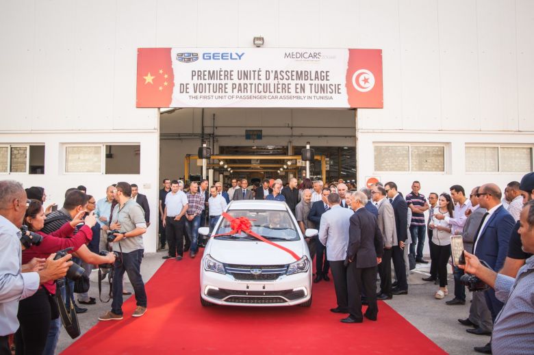 Medicars inaugure une chaine d'assemblage de voitures particulières de la marque Geely en Tunisie