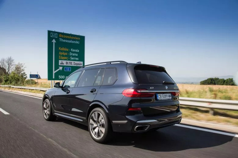 Essai BMW X7 en Grèce