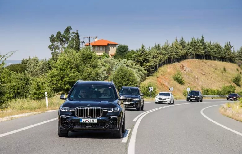 Essai BMW X7 en Grèce