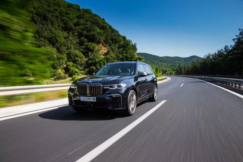 Essai BMW X7 en Grèce