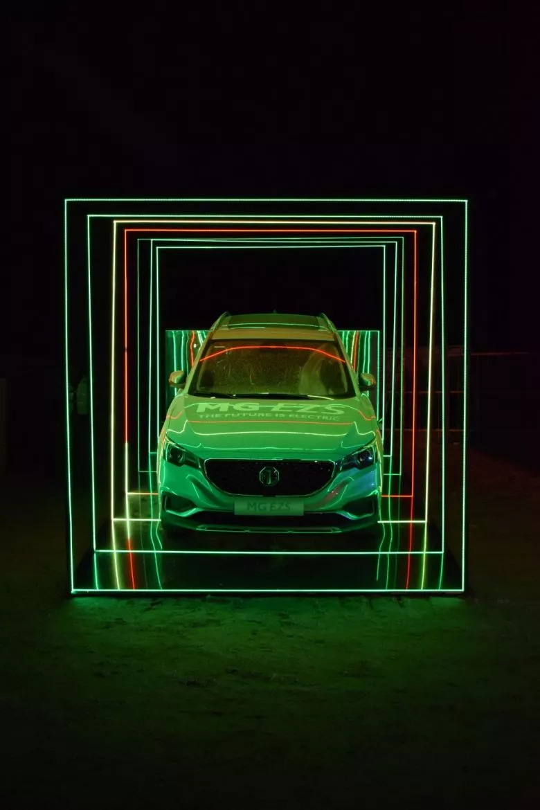 MG Motors aux Dunes électroniques - MG EZS