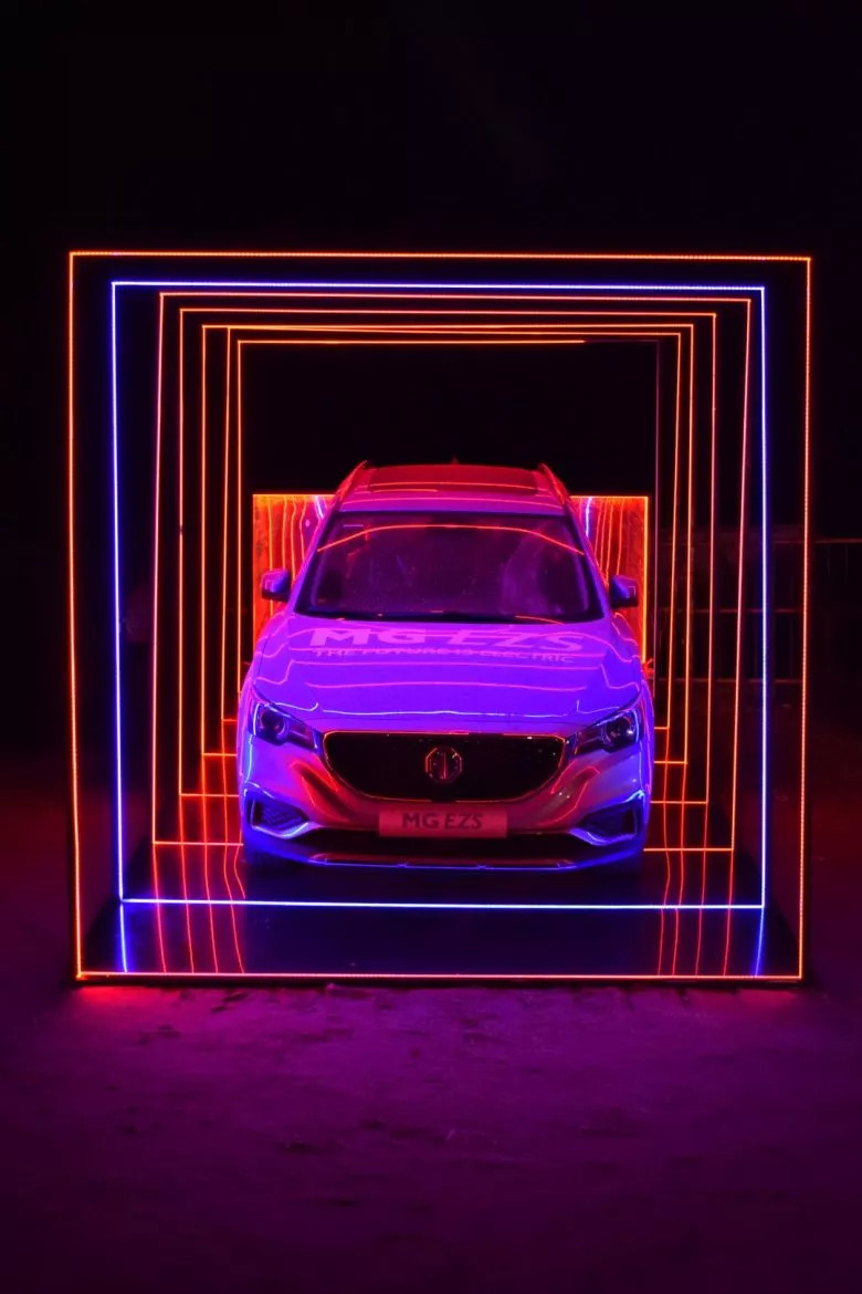 MG Motors aux Dunes électroniques - MG EZS