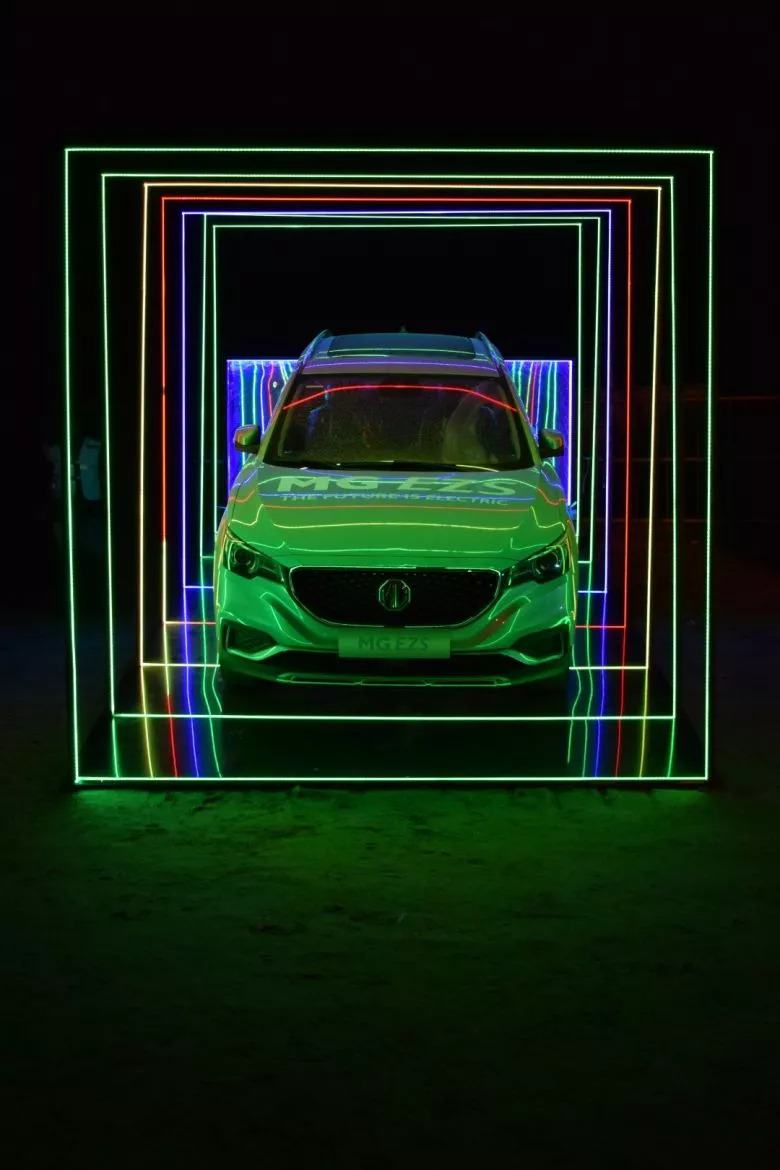 MG Motors aux Dunes électroniques - MG EZS