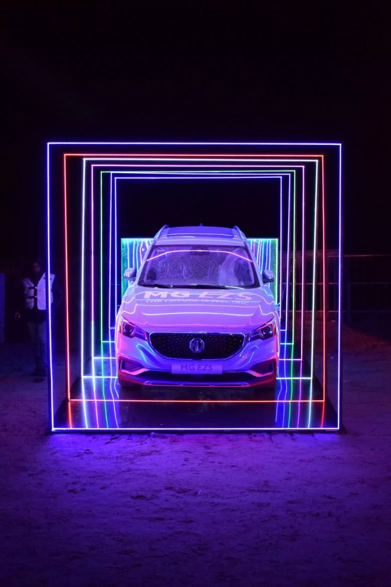 MG Motors aux Dunes électroniques - MG EZS