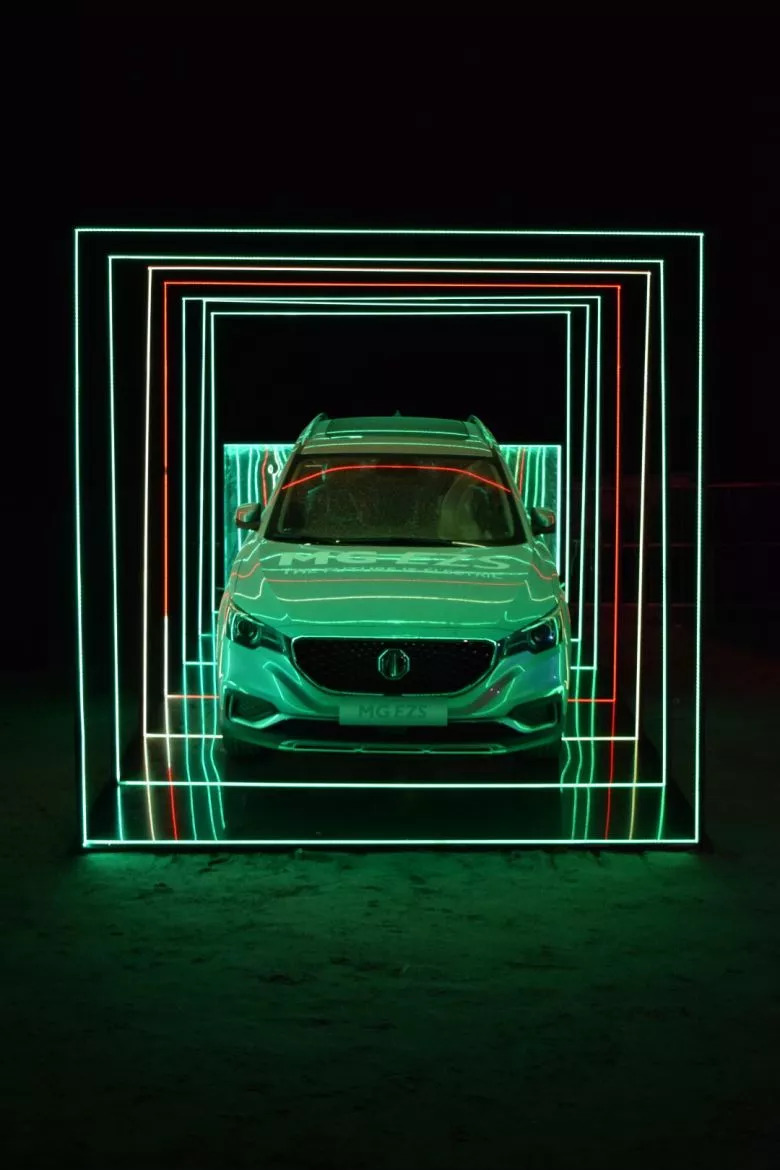 MG Motors aux Dunes électroniques - MG EZS