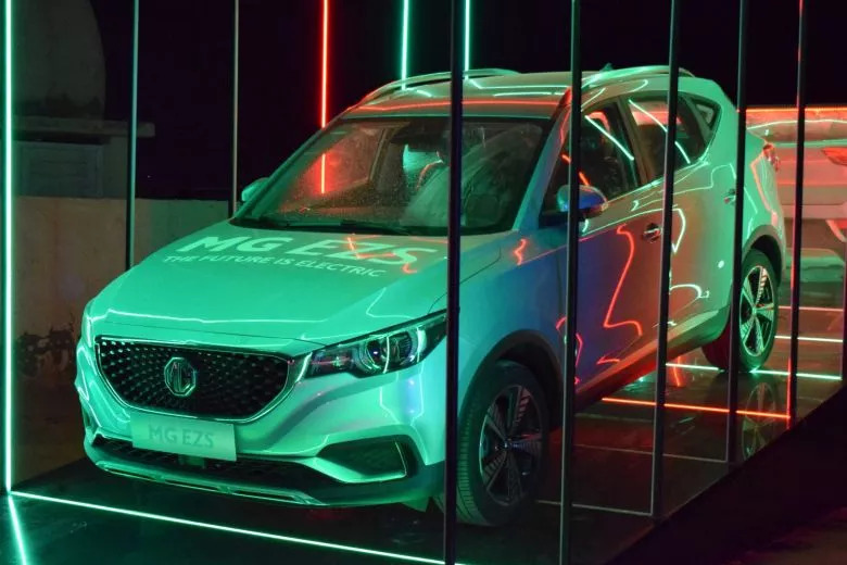 MG Motors aux Dunes électroniques - MG EZS