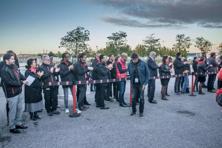 Optifuel Challenge 2019 - Accueil au Renault Square