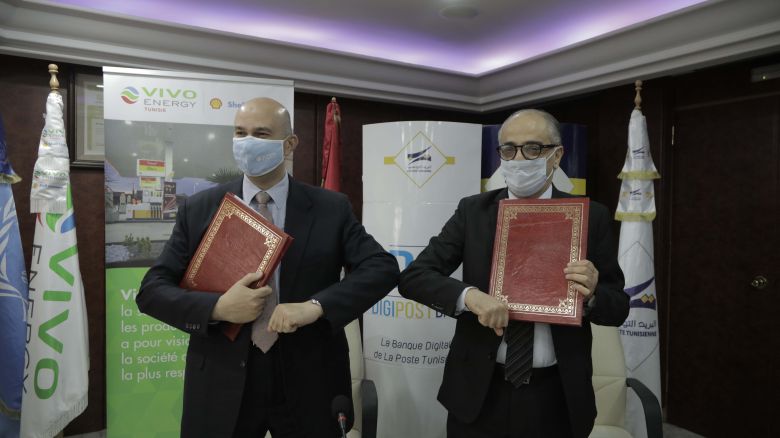 Paiement digital via mobile, La Poste Tunisienne et Vivo Energy Tunisie signent un partenariat stratégique