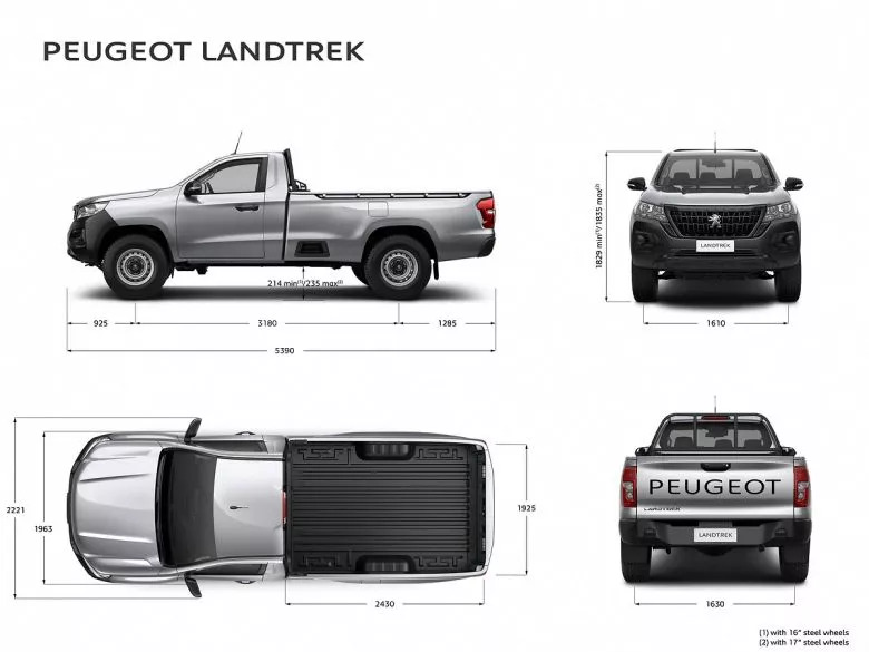 Peugeot Landtrek Simple Cabine 1.9 L Diesel